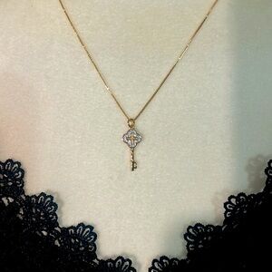 14 Karat Gold Filled Chain With Key Charm